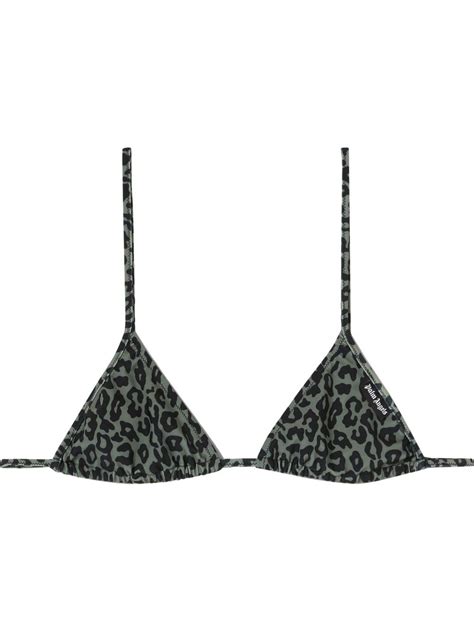 Palm Angels Leopard Print Bikini Set Farfetch