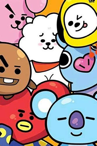 Download Now Kpop Cute Bt21 Bts Character Notebook For