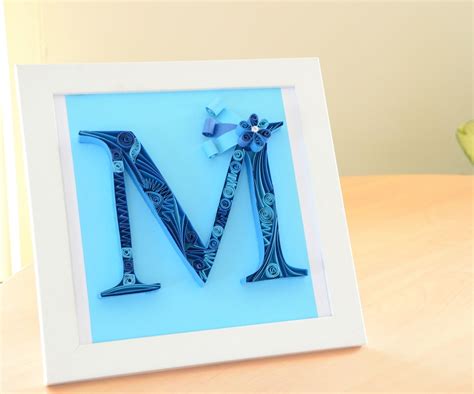Skip to end of carousel. Paper Quilling Letter M : 3 Steps - Instructables