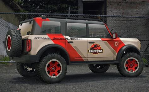 2021 Ford Bronco Rendered In 15 Exterior Colors And With Jurassic Park