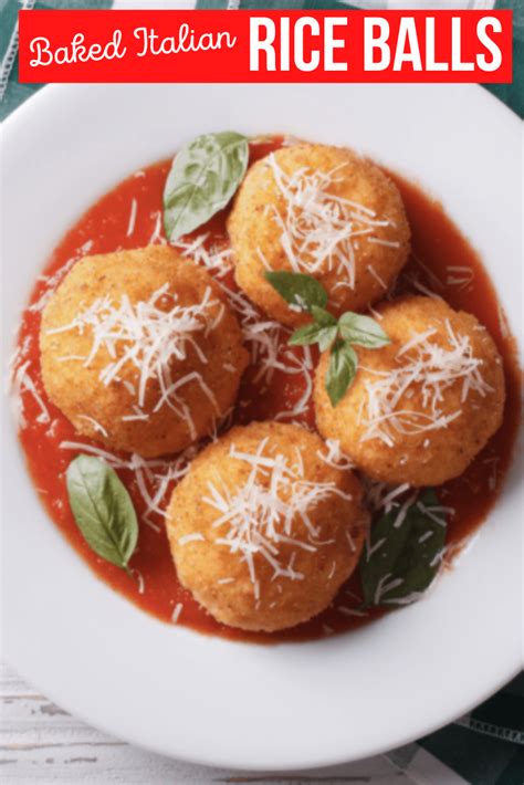 Baked Italian Rice Balls Easy Baked Arancini From Your Oven Yummy