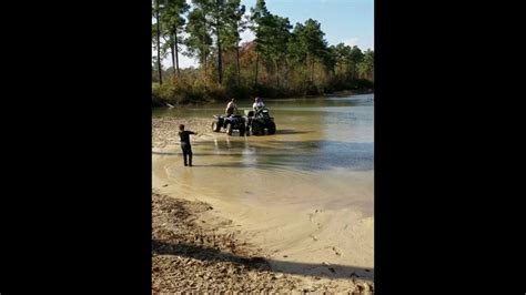 First Time Riding Thru Redneck Beach At Outback Atv Park Youtube