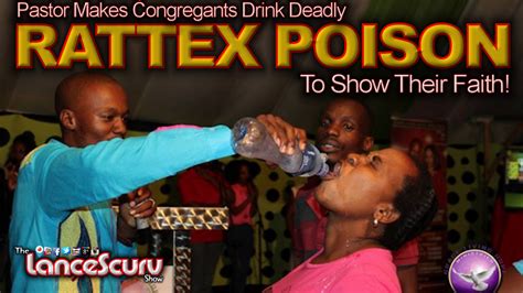 Pastor Makes Congregants Drink Deadly Rattex Poison To Show Their Faith