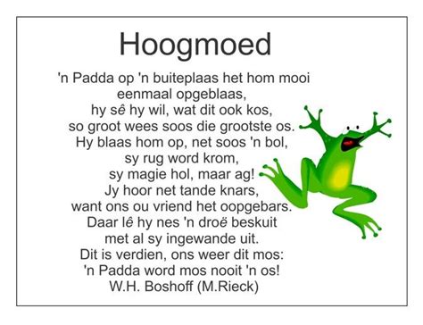 Afrikaans Poems For Grade 5