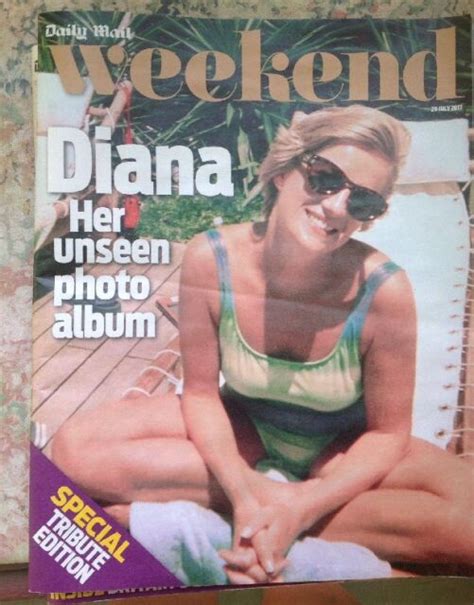 Princess Diana Unseen Photo Album Weekend Magazine 20th Anniversary Ebay