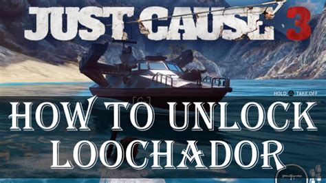 Just Cause 3 How To Unlock Loochador Rocket Boat Bavarium Sea Heist Dlc