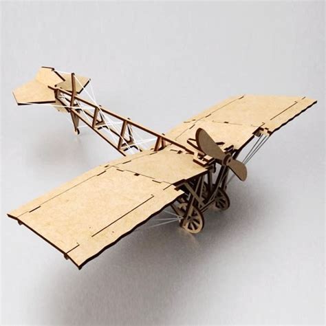 Laser Cut Diy Wooden Airplane Toy Free Vector Cdr Download