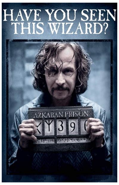 Harry Potter Sirius Black Azkaban Prison The Prisoner Of Azkaban