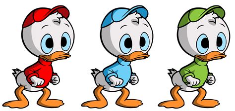 Huwy Dewey And Louie Nephews Of Donald Duck In Spanish Huguito