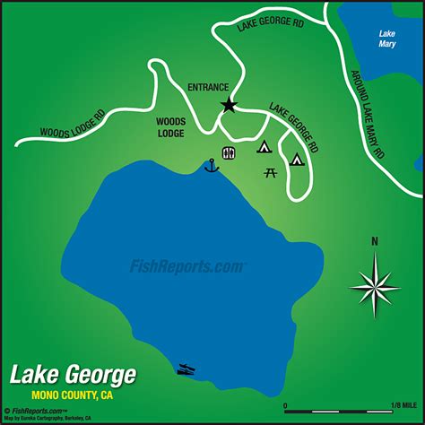 Lake George Fish Reports And Map