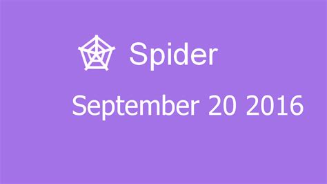 Spider September 20 2016 Microsoft Solitaire Collection