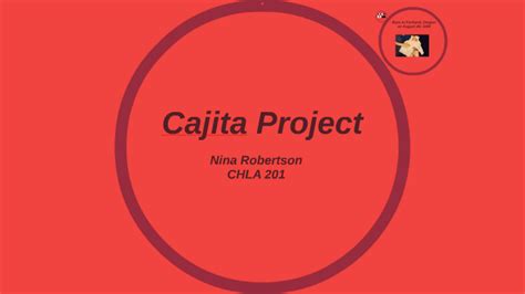 Cajita Project By Nina Robertson