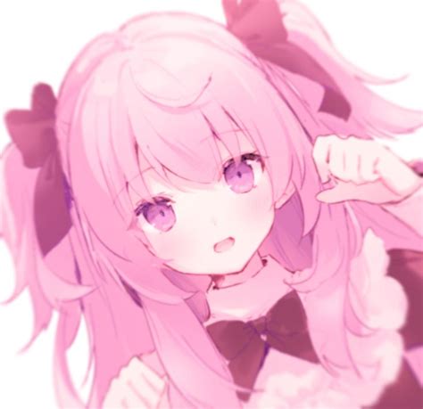 ପ⊹ Discordggfrog 🌸₊˚ ɞ꒷ Anime Girl Pink Anime Girl Neko Cute