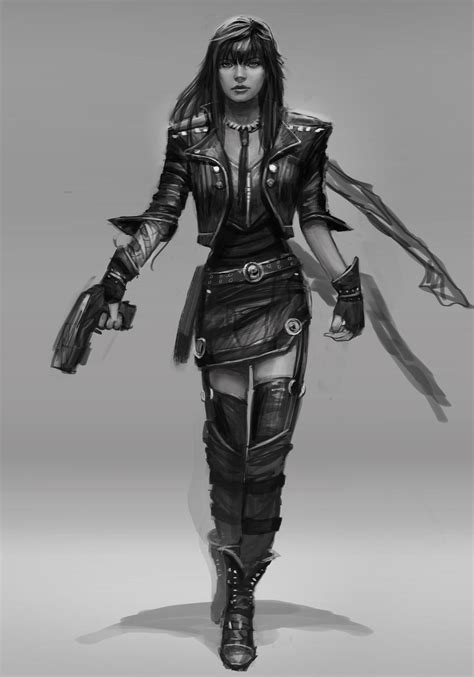 Leather Girl 2 By Timkongart On Deviantart