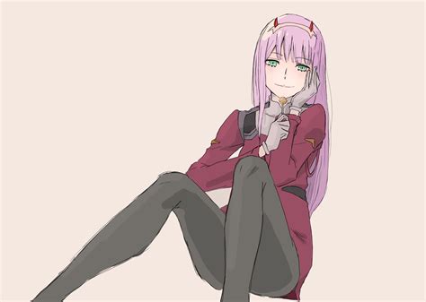 Darling in the franxx, zero two x hiro, romance, couple, profile view. Free download Zero Two Full HD Wallpaper and Background ...