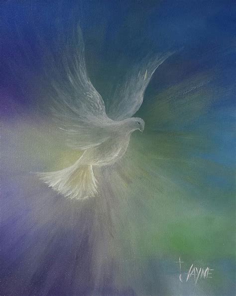 Holy Spirit Painting By Jayne Pinnix Fine Art America