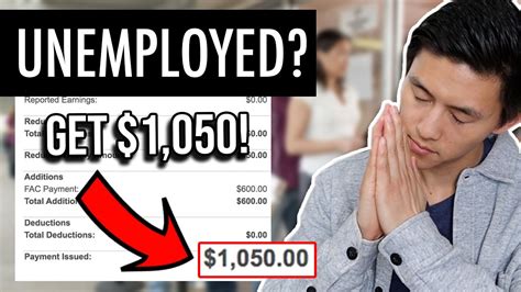 Created in 1935, unemployment insurance is a form of social insurance, with contributions paid into the system on behalf of working people so that they have income support if they lose their jobs. Unemployed? Do This To Get $1,050 a Week! (CARES Act Unemployment Insurance Benefits) - YouTube