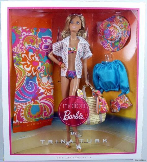 Malibu Barbie Doll By Trina Turk Gold Label Collection X8259 New 2012