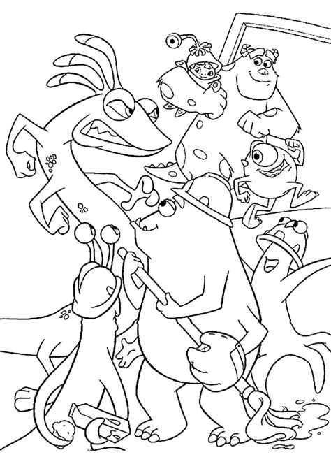 You can print this monsters inc coloring book page with a click on the button and find even more monsters inc coloring book. Monsters Inc Coloring Pages - Best Coloring Pages For Kids