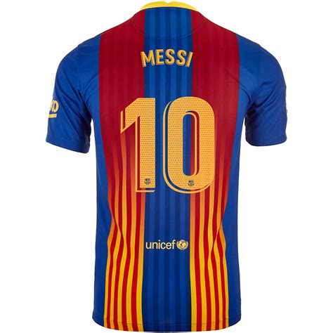 202021 Nike Lionel Messi Barcelona El Clasico Jersey Soccerpro