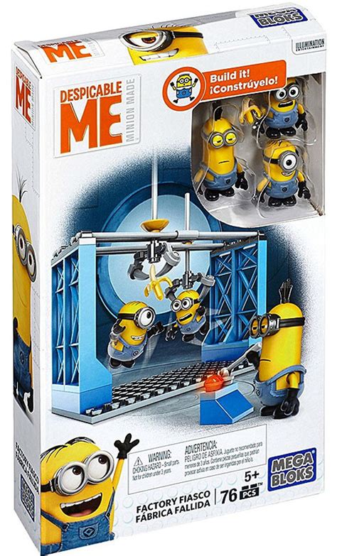 Mega Bloks Despicable Me Minion Made Factory Fiasco Set 25121 Toywiz