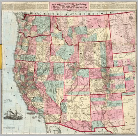 Western States And Territories. - David Rumsey Historical Map Collection