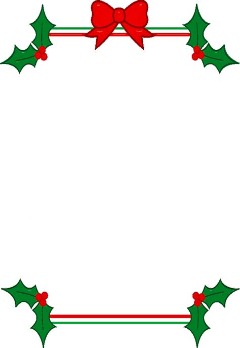 Free Christmas Borders Clip Art Page Borders And Vector Image 10883