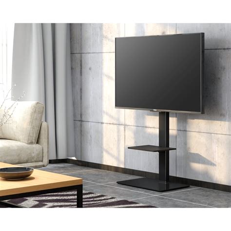 Fitueyes Swivel Floor Tv Stand With Mount Tall Tv Stand For 65 Inch Tv
