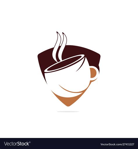 Coffee Cafe Logo Design Royalty Free Vector Image