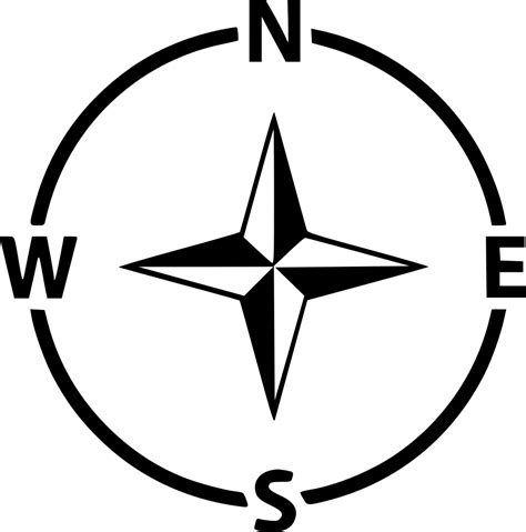 Compass Navigation Arrow Direction Gps West East North North East