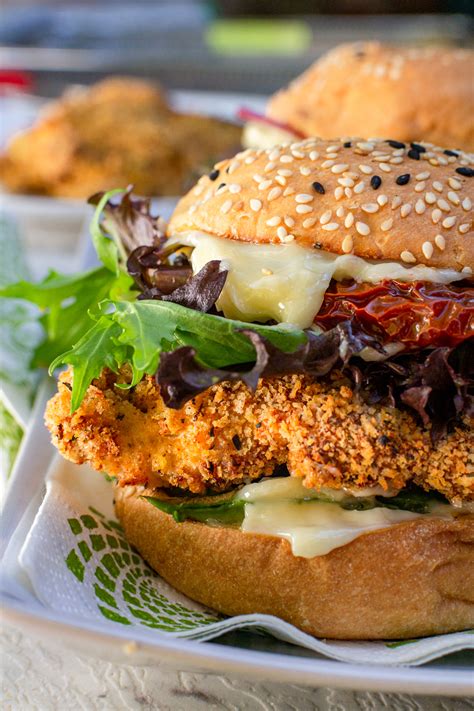 Crispy Air Fryer Chicken Burgers Scrummy Lane