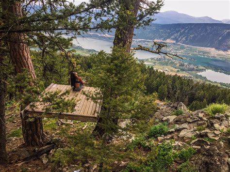 Oyama Lookout Okanagan Valley British Columbia Hiking Camping