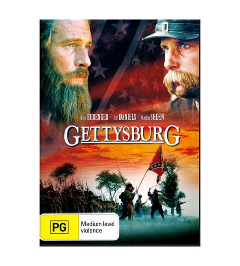 Gettysburg Dvd Berenger Daniels Sheen Usa Civil War Battle