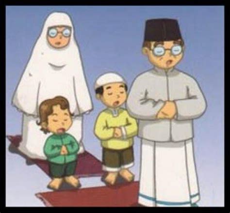 87 Gambar Animasi Anak Sedang Sholat