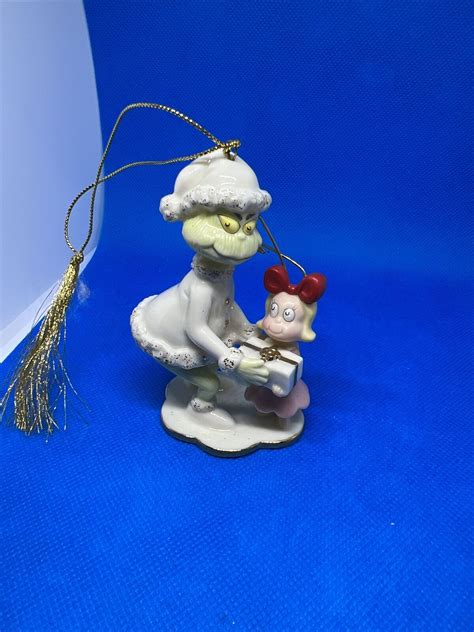 lennox the grinch cindy lou who and the grinch too vintage ornament dr seuss ebay