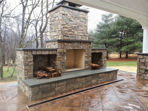 Outdoor Pavilion And Fireplace Life Time Pavers