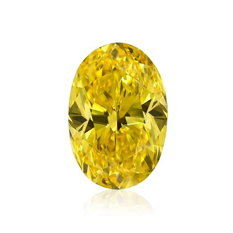 201 Carat Fancy Vivid Yellow Diamond Oval Shape If Clarity Gia