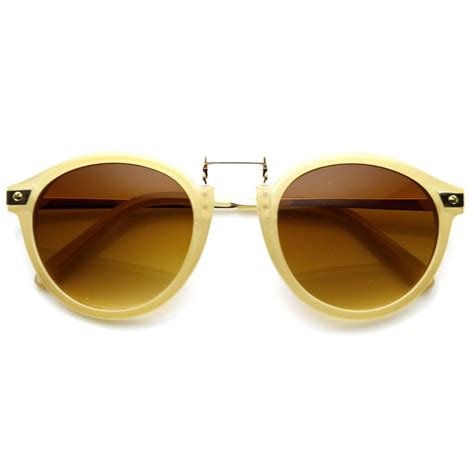vintage inspired round horned rim p 3 frame retro sunglasses sunglass frames retro sunglasses