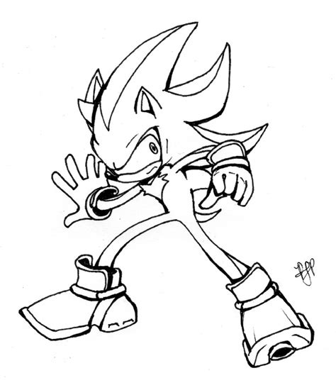 Shadow the hedgehog coloring pages are a fun way for kids of all ages to develop creativity focus motor skills and color recognition. Super Shadow Drawing at GetDrawings | Free download