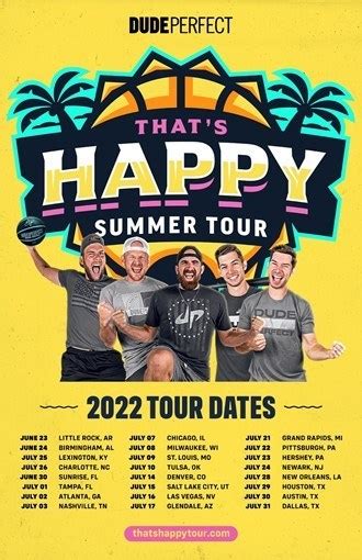 Premier Productions Announces The Dude Perfect Thats Happy Summer