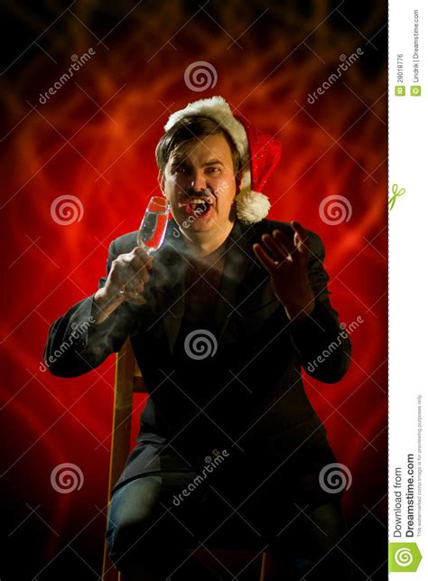 New Year In Hell Stock Photo Image Of Flame Motion 28018776