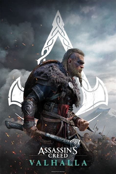 Poster Quadro Assassin S Creed Valhalla Eivor Su Europosters
