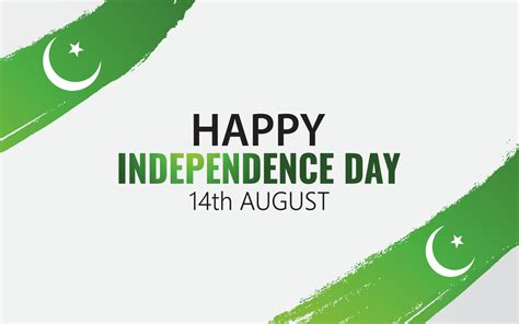 14th August Pakistan Independence Day Celebration Vector Background