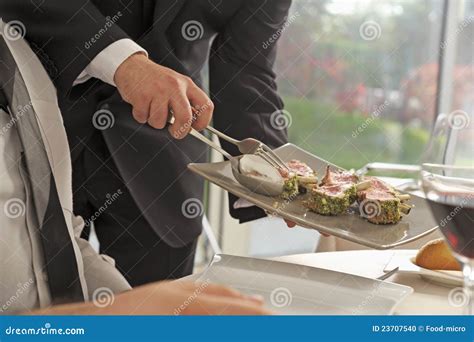 English Style Serving Stock Photo Image Of Catering 23707540