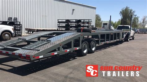 4 Car Hauler By Sun Country Trailers Youtube