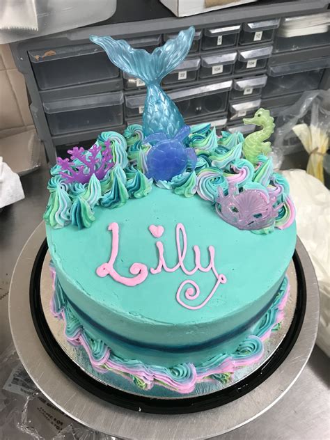 Mermaid Birthday Cakes For Girls