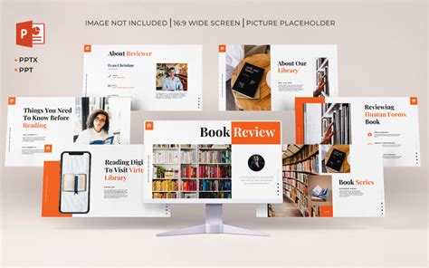 Book Review Content Powerpoint Presentation Template