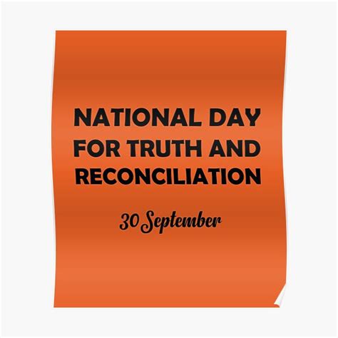 Official National Day For Truth And Reconciliation Posters Redbubble