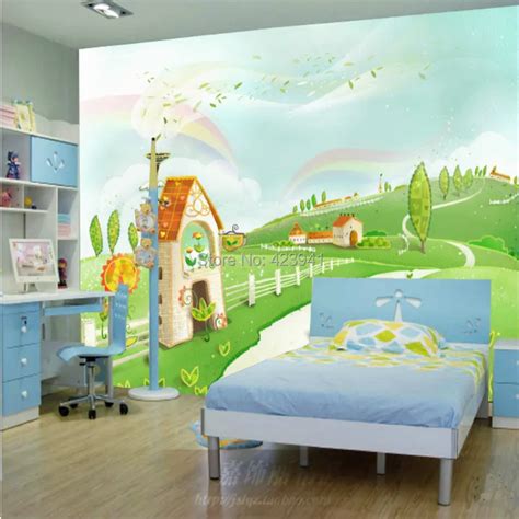 Can Be Customized Baby 3d Large Mural Modern Child Kids Room Cartoon