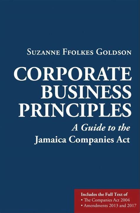 Corporate Business Principles By Suzanne Ffolkes Goldson Bookfusion